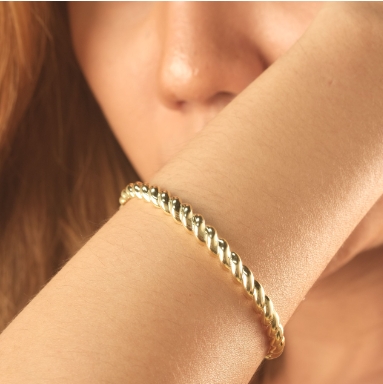 PARIS CUFF GOLD VERMEIL