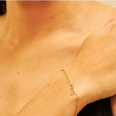 VENICE REAL GOLD CHAIN BRACELET