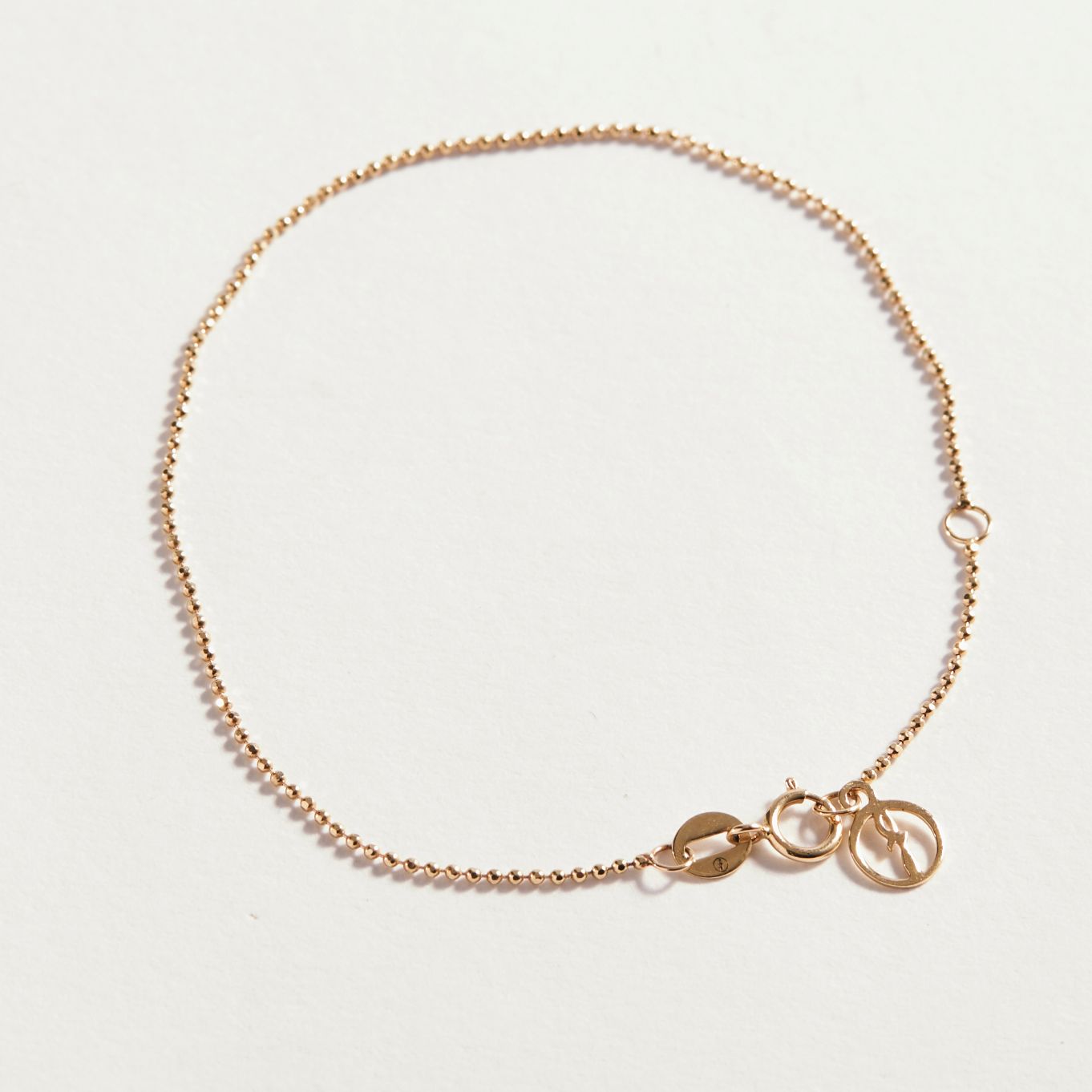 MADRID DISCO REAL GOLD BRACELET