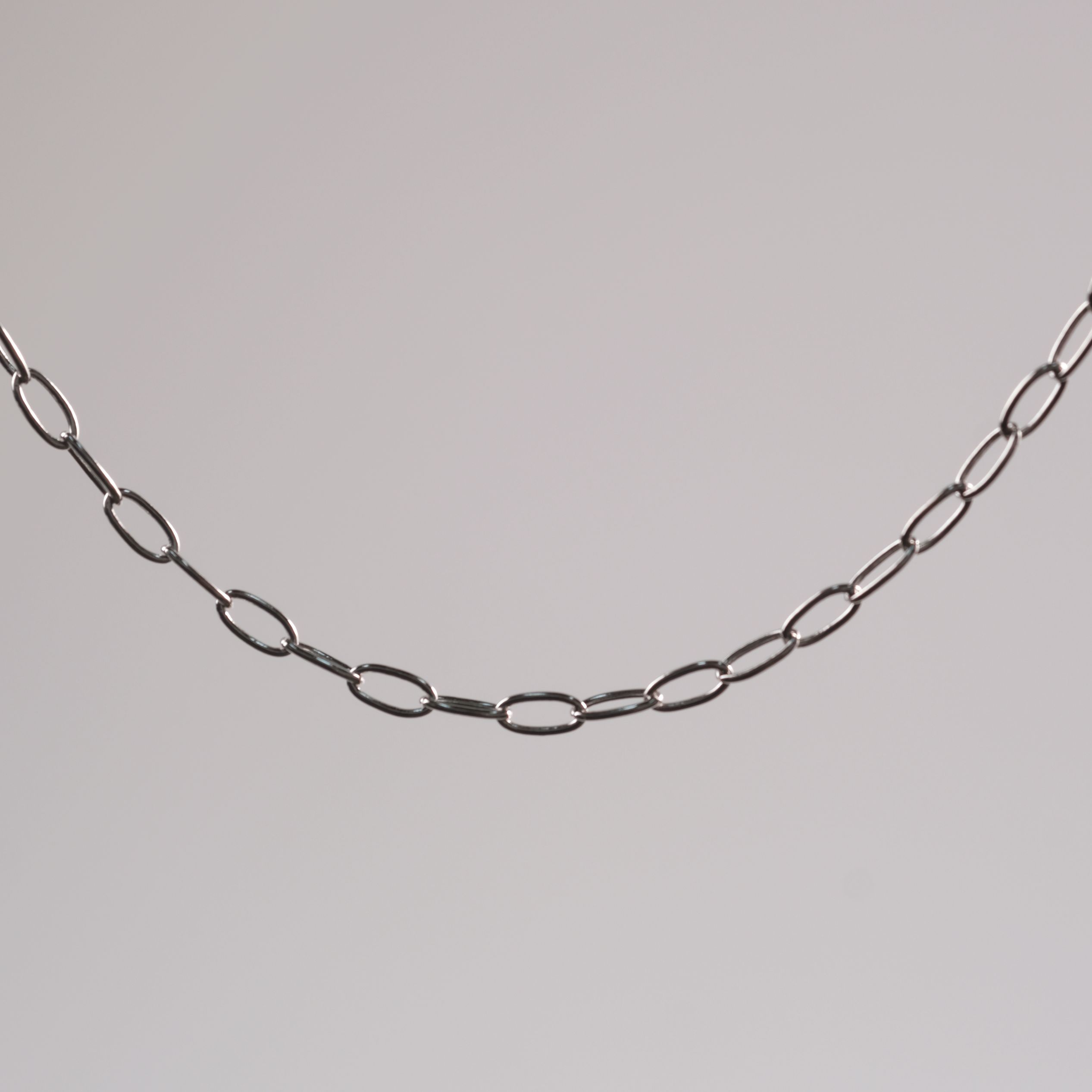 UTAH CHAIN SILVER NECKLACE