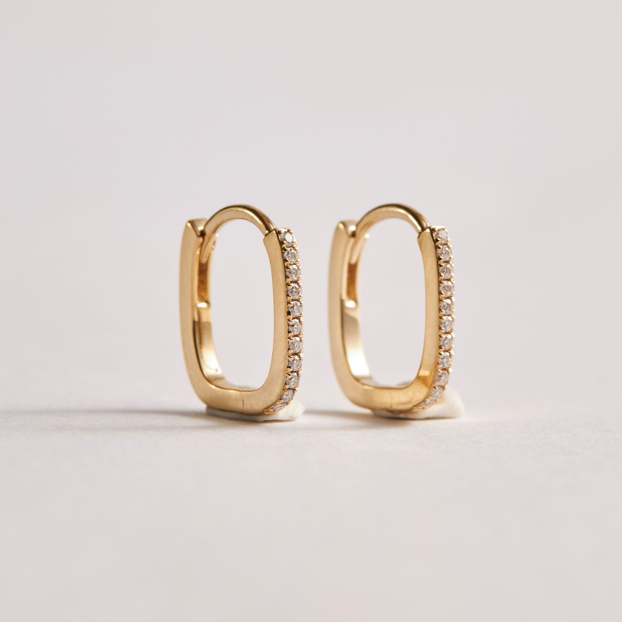 LYON REAL GOLD HOOPS