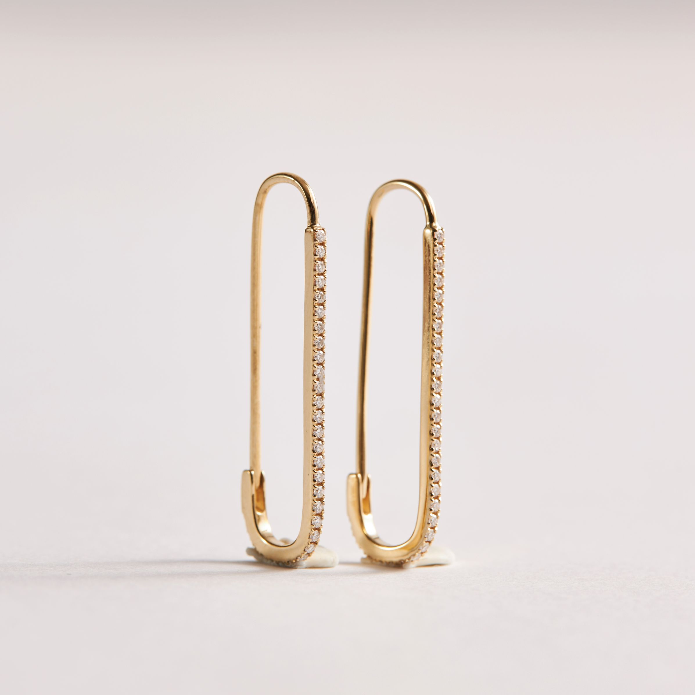 MADRID REAL GOLD HOOPS