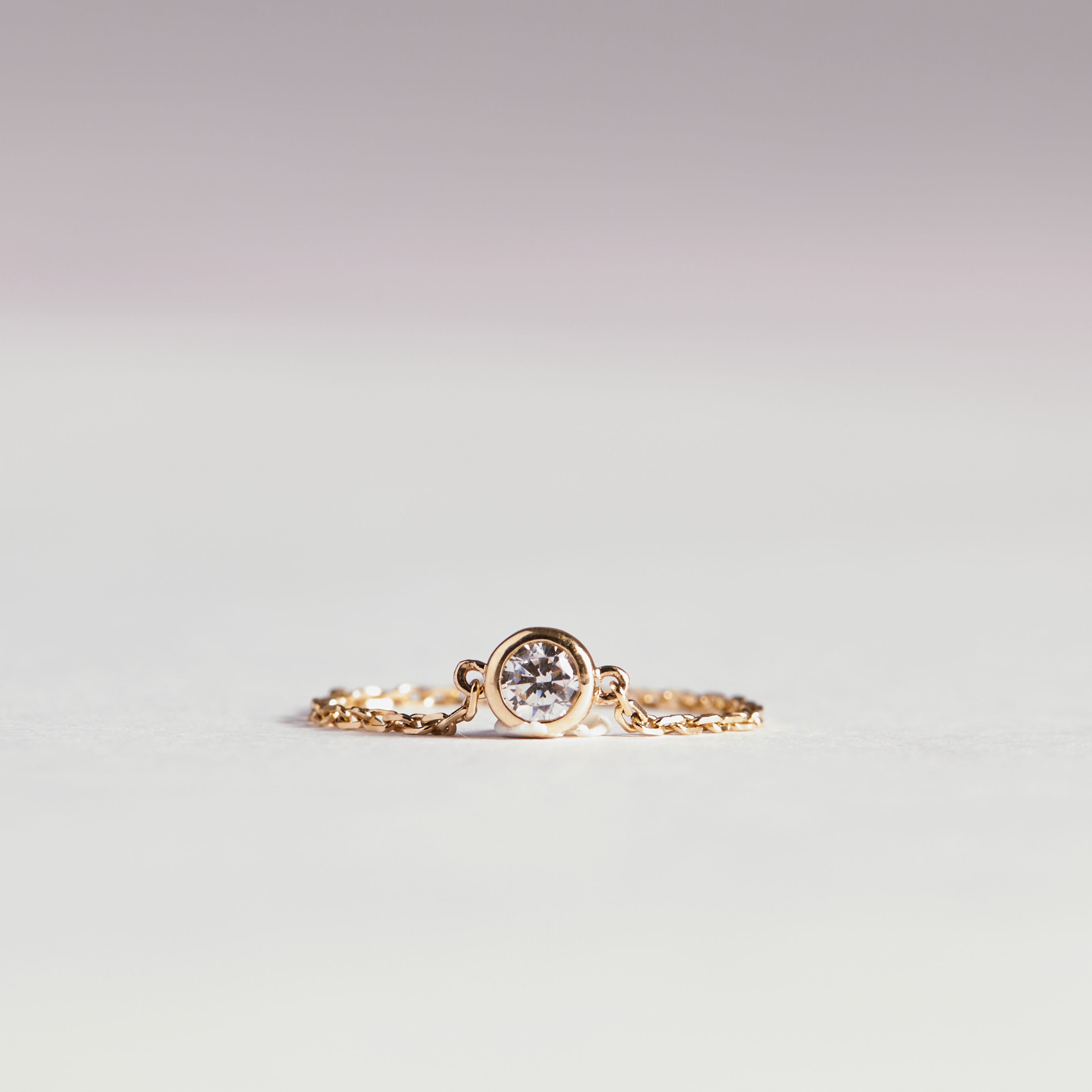 LYON CZ DIAMOND CHAIN RING